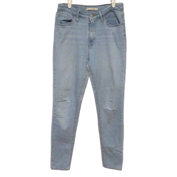 Levi’s 721 High Rise Skinny Jeans Women’s Size 29 Light Blue Stretch - Picture 1 of 4